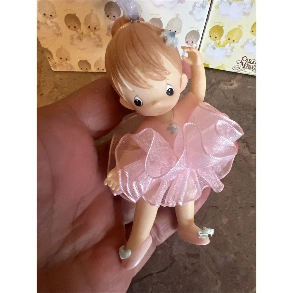Precious Moments Pink Ballerina Ornament by Enesco